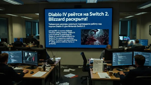 Diablo IV рвётся на Switch 2. Blizzard раскрыта!